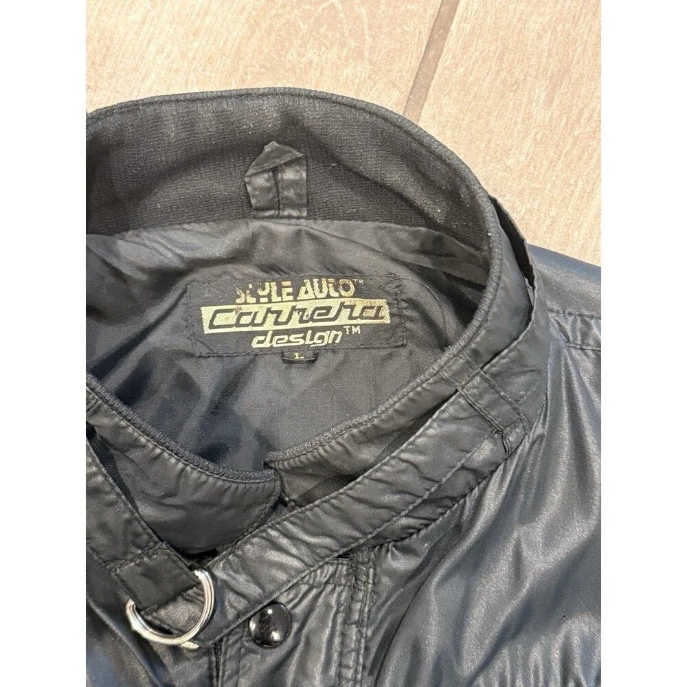 Authentic Vintage 1980s Style Auto Carrera Design Racing Jacket Adult Large - Picture 3 of 14